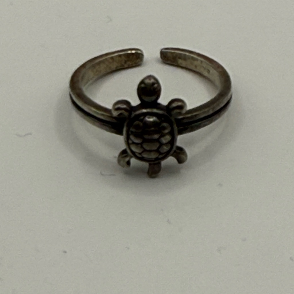 Sterling Silver Turtle Toe Ring